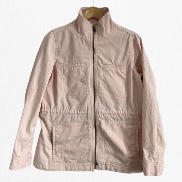 GAP Women’s Pale Pink Utility Jacket Medium - Picture 1 of 3